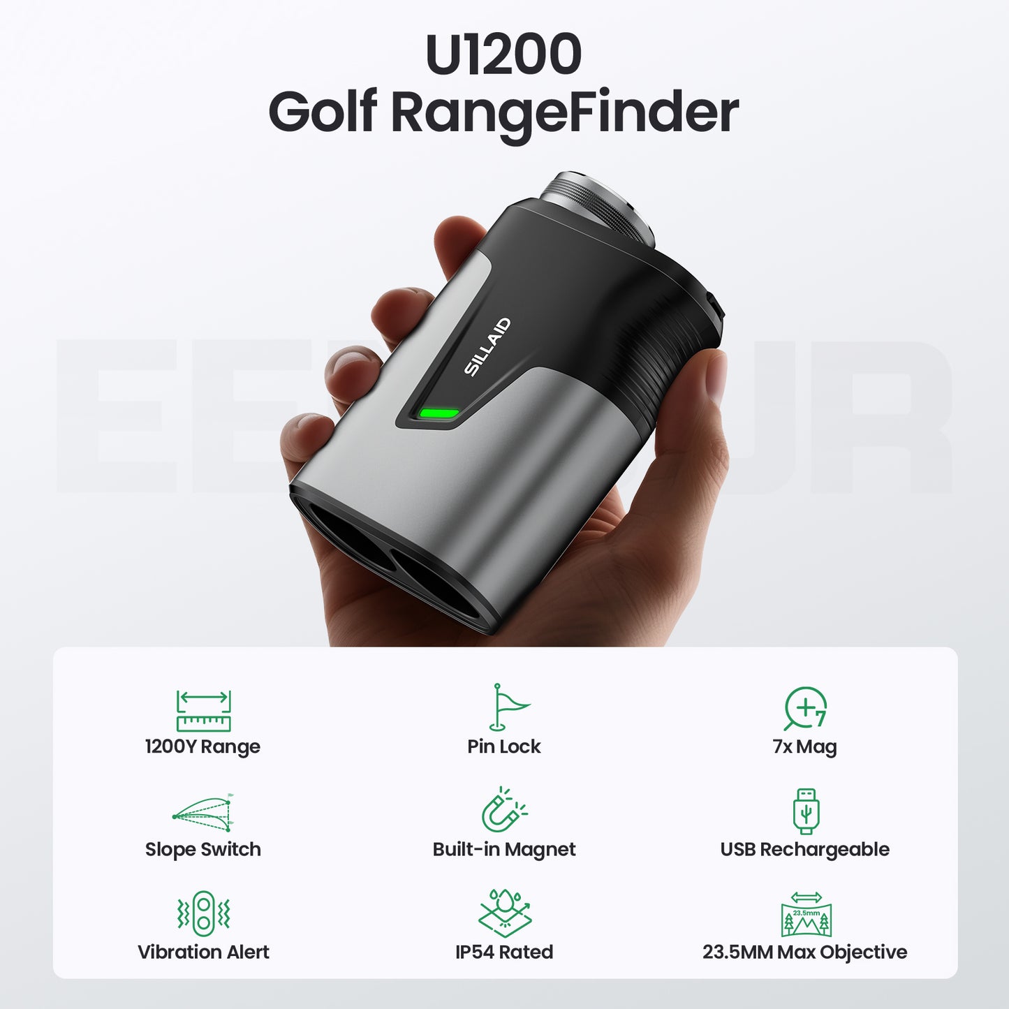 SILLAID Golf Range Finder with Slope