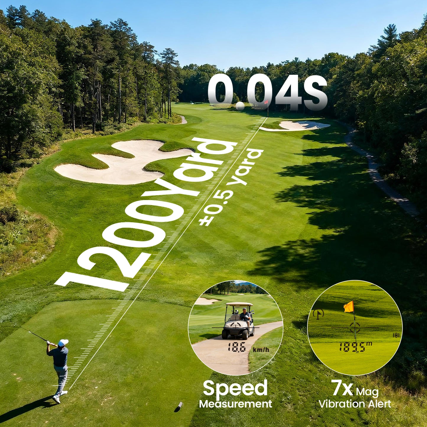 SILLAID Golf Range Finder with Slope