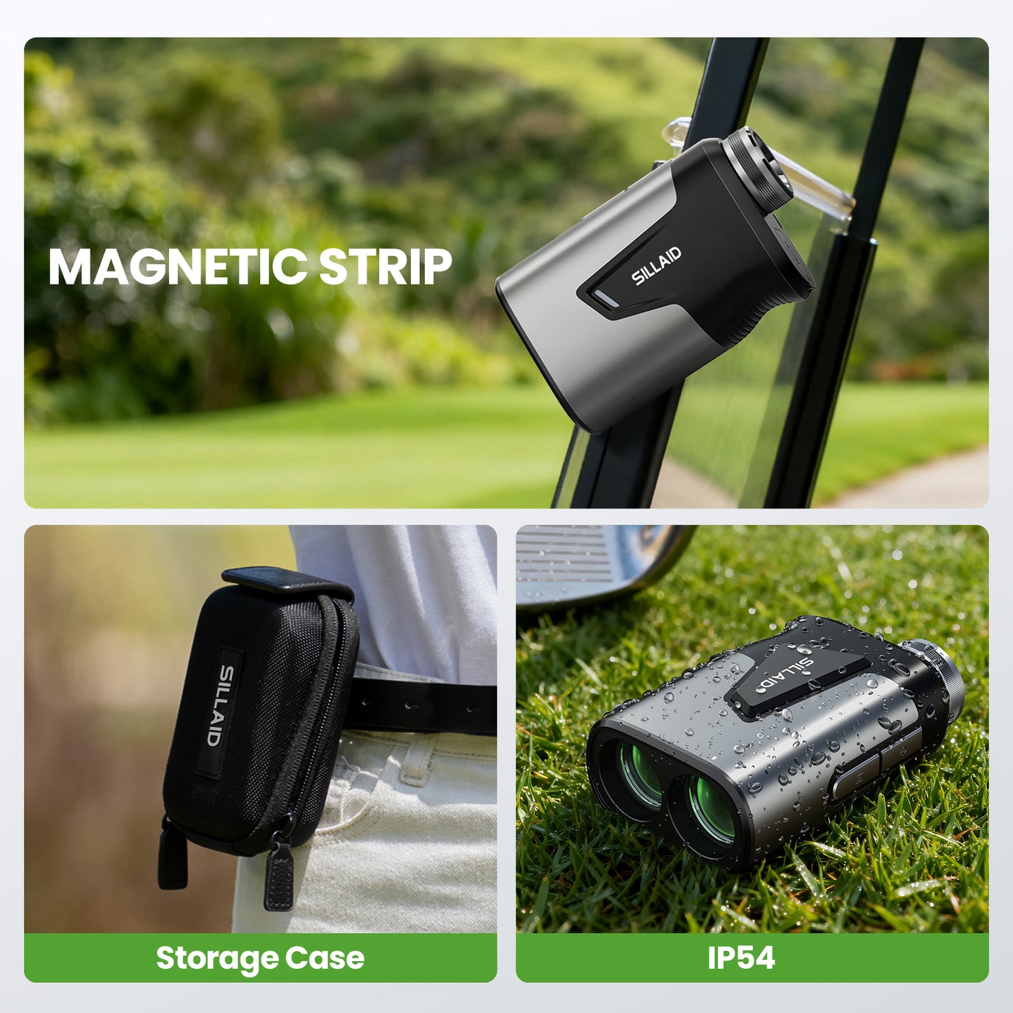 SILLAID Golf Range Finder with Slope