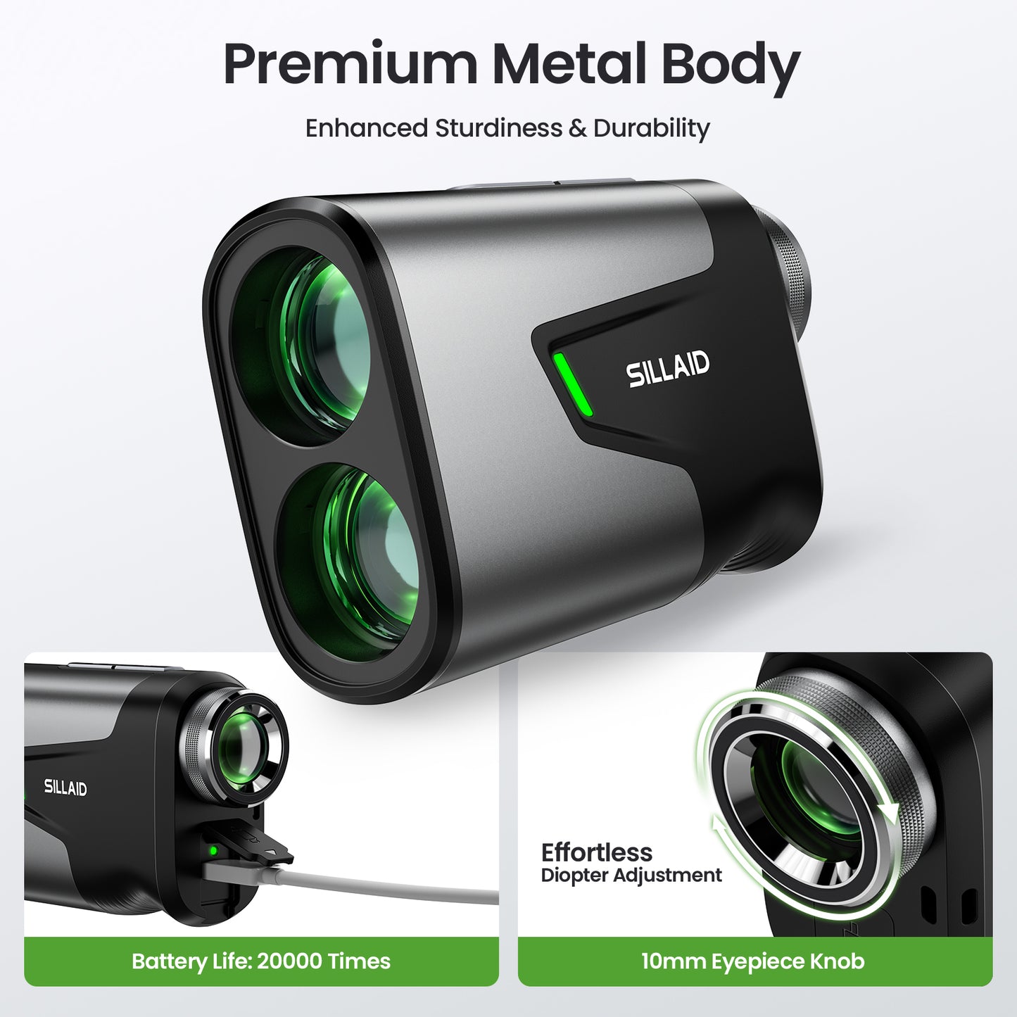 SILLAID Golf Range Finder with Slope